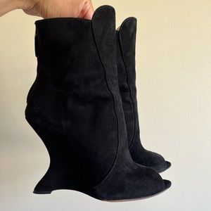 Black prada boots